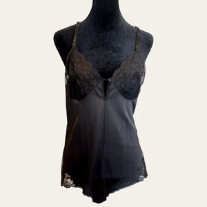 🖤Vintage 80s Black Teddy